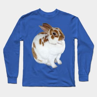 Brown and White Rex Rabbit Long Sleeve T-Shirt